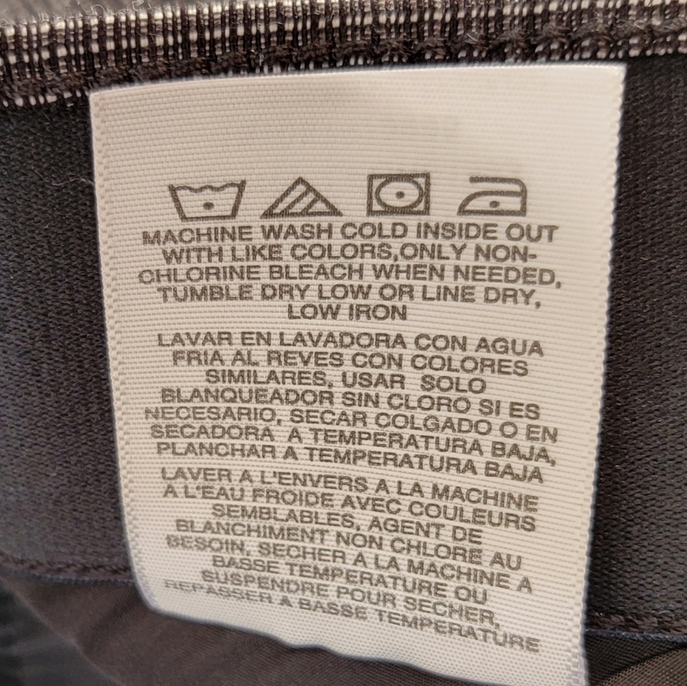 Lee Womens Plus Flex Motion Straight Leg Mid-Rise Pants Size 16W - Picture 8 of 9